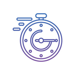 Stop Watch Vector icon