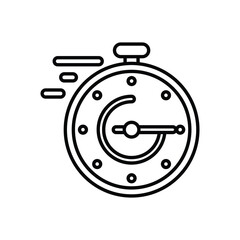 Obraz premium Stop Watch Vector icon
