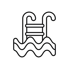 Swimming Vector icon
