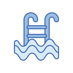 Swimming Vector icon