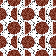Cartoon food seamless sausage pattern for wrapping paper and fabrics and linens and kids clothes print