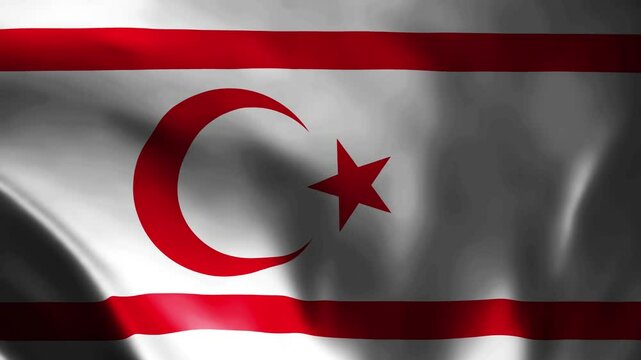 Turkish Republic of Northern Cyprus Flag