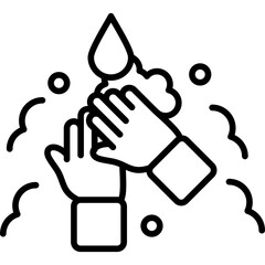 Washing Hands Icon Vector Element