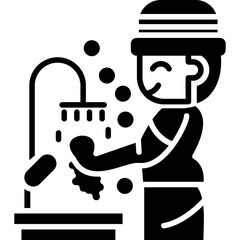 Washing Hands Icon Vector Element