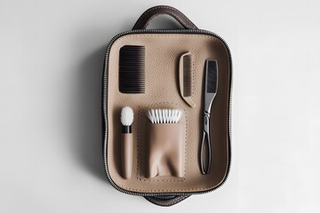 Photorealistic Pet Grooming Tool AI Art Isolated In Clean Background