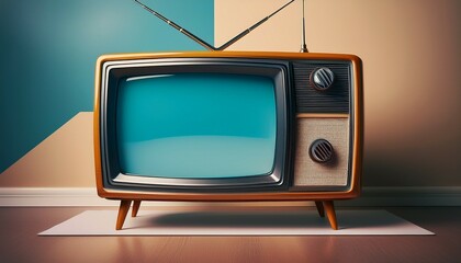retro tv set