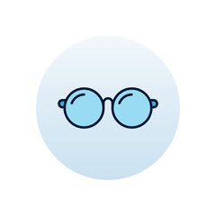 Glasses Vector icon
