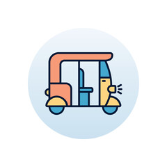 Tuk tuk Vector icon