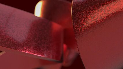 The RED Abstract image for Abstract Background  3d Rendering.