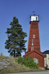 Böna Lighthouse in Gävle, Sweden
