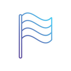 Indian flag Vector icon