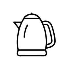 Obraz premium Outline kettle design for kitchen use 