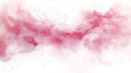 Obraz premium Vivid burst of multi-color powder forming a dynamic splash on white surface