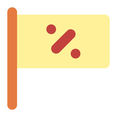 discount flag icon