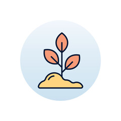 Sprout Vector icon