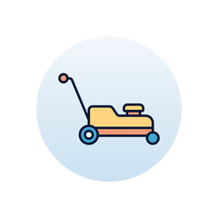 Lawn mover Vector icon