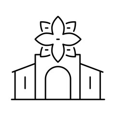 Wellness Center – Spa and Relaxation Services for Guests with Editable Stroke