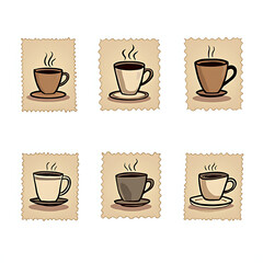 vintage coffee stamp collection