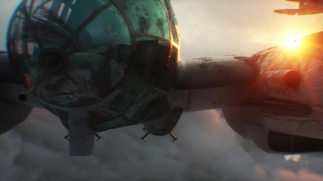 Heinkel He 111. German airliner and medium bomber. World War II.