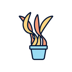 Snake plant Vector icon