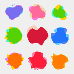 Abstract 3D Gradient Blob Shape, Modern Liquid Fluid Design, Vibrant Vector Illustration for Backgrounds, Social Media Graphics, Web Banners, UI/UX, Branding, Posters, and Trendy Digital Art Elements