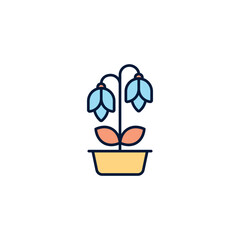 Harebell Vector icon