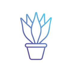 Weeping fig Vector icon