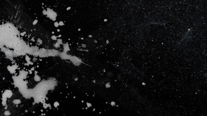 Grunge brush doodle ink splash elements overlay. Retro vintage effect. High quality 4k footage
