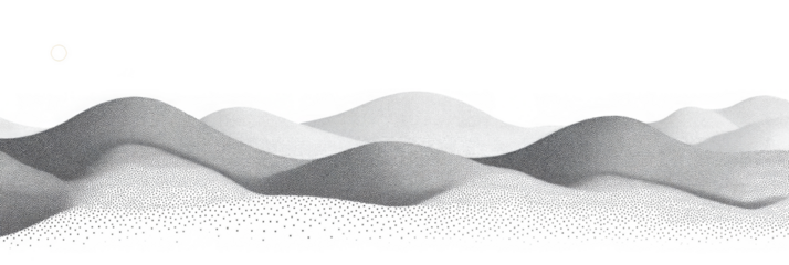 Noise grain abstract background with rolling hills wave pattern in halftone gradient with grunge effect. noise grain background with wavy grainy gradation pattern of sand dust texture 