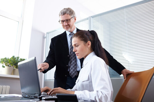 business people in the office