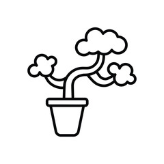 Bonsai  Vector icon