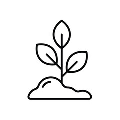 Sprout Vector icon