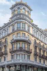 Architecture detail in Madrid, Spain