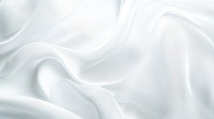 Obraz premium Smooth white fabric texture close up