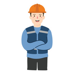 Industry Safety The people worker, electrical engineer