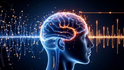 Neural communication and thought processing visualization