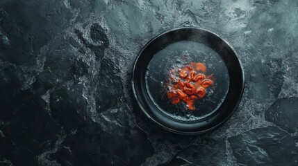 Cooking Red Seafood Plate