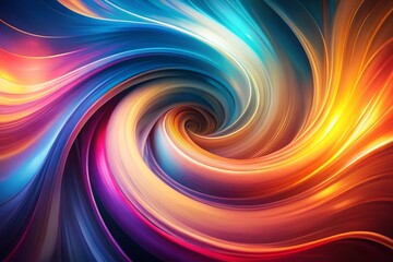 Abstract Swirl Design: Elegant Flowing Curves & Artistic Whirlpools