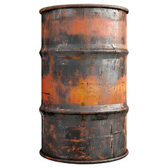 Old rusty metal oil barrel png old oil drum png old bitumen container png old bitumen barrel png a old and black metallic oil drum png transparent background photo