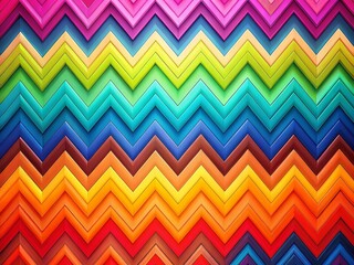 Abstract Zigzag Pattern Background: Modern Geometric Design with Copy Space