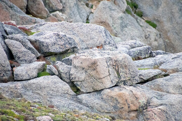 Rock formations in the mountains