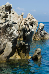 rocks in the sea, La Maddalena Archipelago Sardinia, Italy