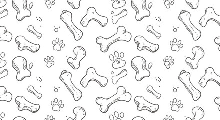 Bone Pattern Seamless Texture
