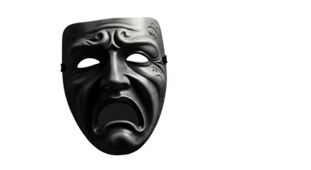 Black Comedy Mask
