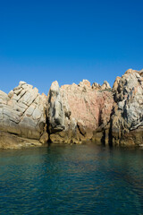 rocks in the sea, La Maddalena Archipelago Sardinia, Italy