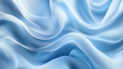 Obraz premium Blue silk draped fabric texture background