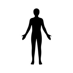 human figure glyph icon