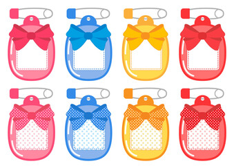 ネームプレート■リボン付の名札セット