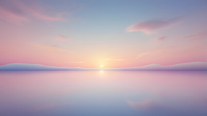 Sunset Sky Pastel Gradient Background