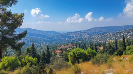 A serene hike in Lebanons Qadisha Valley with cedar forests and ancient monasteries 